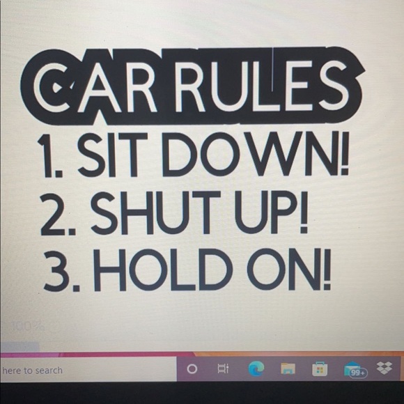 Car/window sticker. - Picture 1 of 1